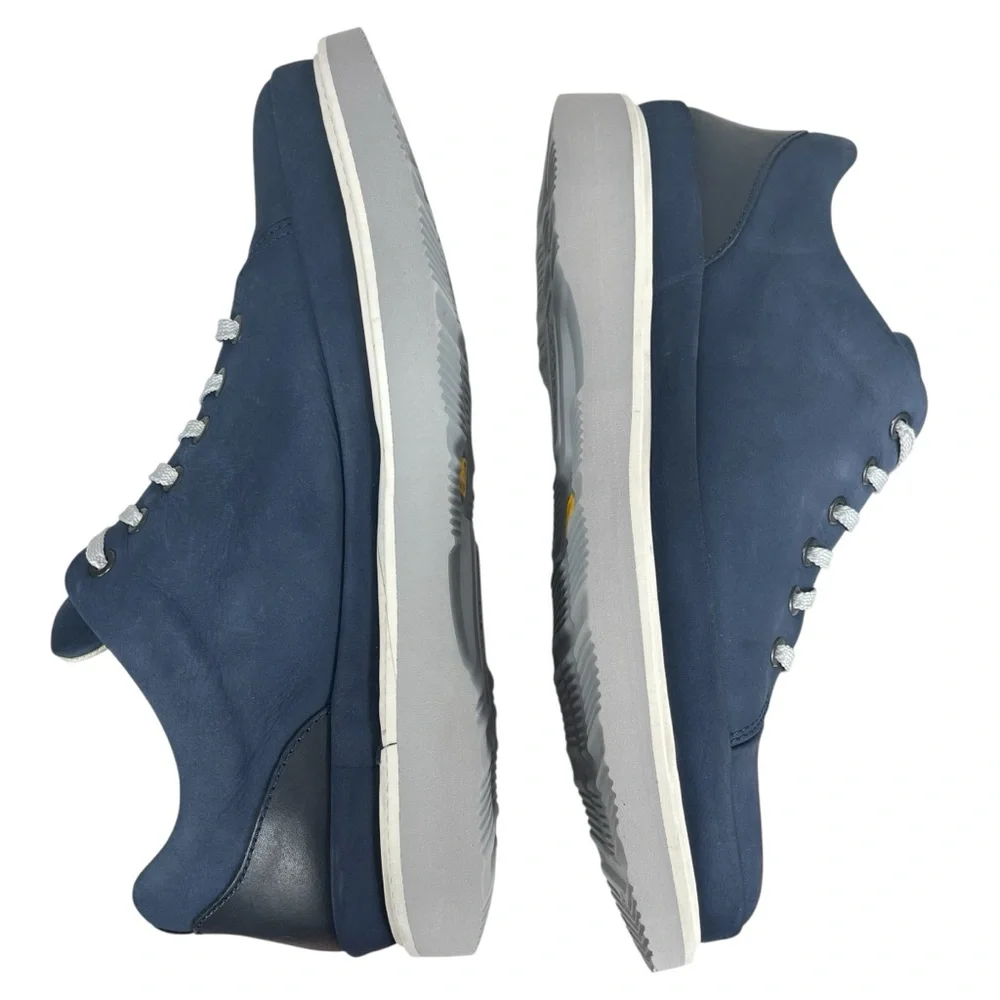 Samuel Hubbard Men’s 10.5 Navy Blue‎ Leather Vibram Sole Sneakers